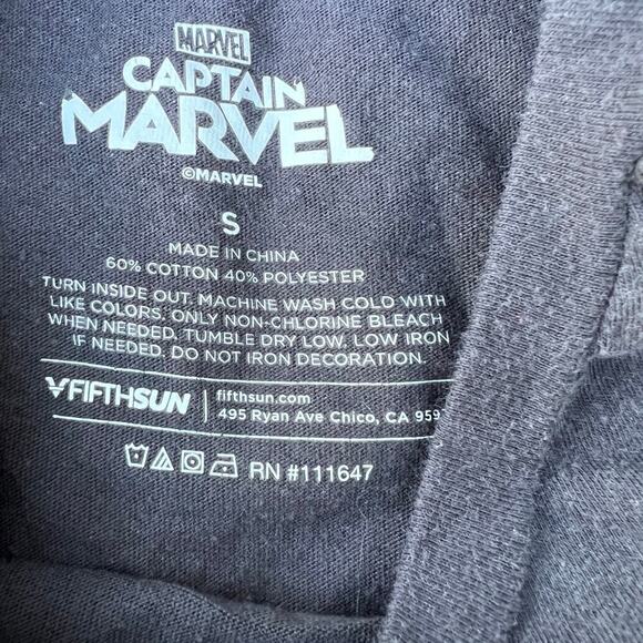 Marvel -Captain Marvel, short sleeve, crewneck, gray women’s S, T-shirt - Picture 5 of 6